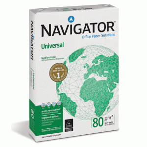(imagen para) Papel Universal Navigator 80 Gramos 10 Cajas De 2500 Hojas A4