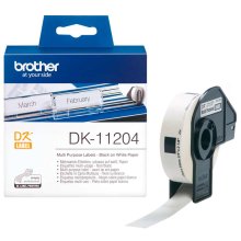 (imagen para) Brother DK-11204 Etiquetas Adhesivas Multipropósito 17x54mm