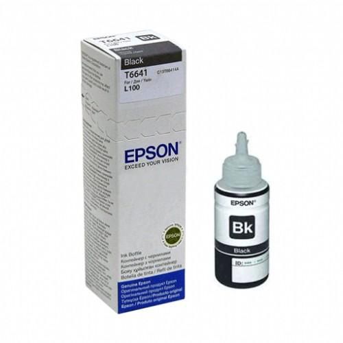 RECARGA TINTA EPSON T6641 NEGRA ECOTANK L355/L555 : MasToner